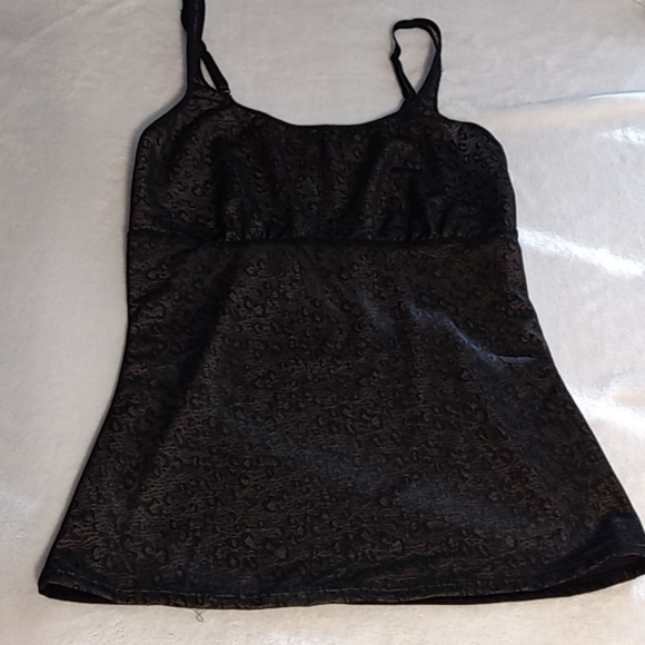 sofia by sofia vergara Tops - Sofia black and nude camisole